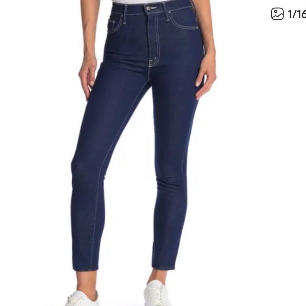 $285 New MOTHER The Swooner Ooh La La Ankle Jeans